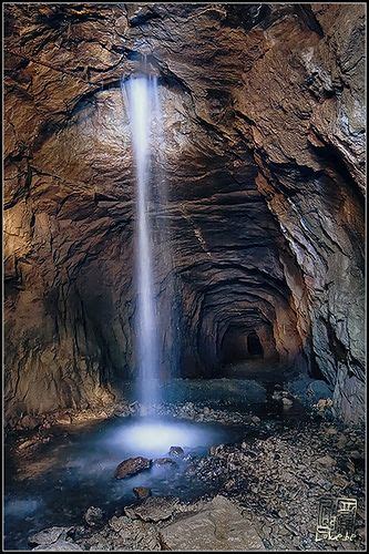 Underground Water Fall Luxembourg Underground Waterfall Flickr