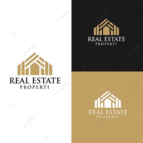 Real Estate Logo Design Inspiration Vector Illustration Template For