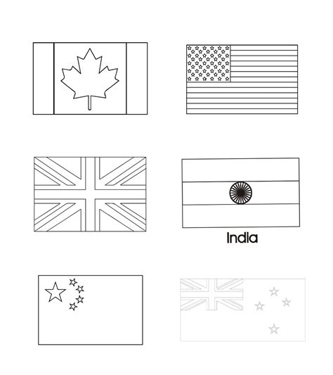 Coloring Pages Top Country And World Flags Coloring Pages For Your