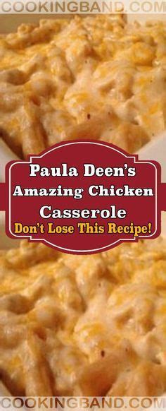 Bake 30 to 35 minutes or until casserole is heated through. Paula Deen's Amazing Chicken Casserole - YOUR LIFE in 2020 ...