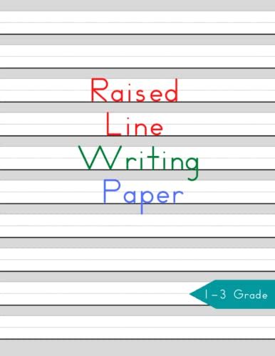 Raised Line Writing Paper For 1st 3rd Grade Widelines By Dorota