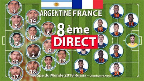 Match France Argentine Suivre En Direct Coupe Du Monde 2018