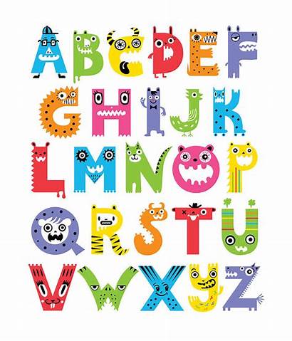Monster Alphabet Monsters Letters Inc Font Printable