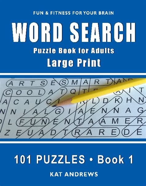 Word Search 101 Large Print Puzzles Book 1