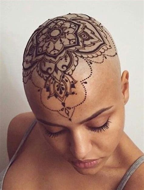 Image Result For Tattoo Head Scalp Tattoo Hair Tattoos Bald Head Tattoo