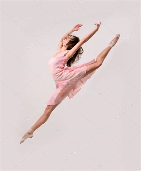 점프 전문 발레 소녀 댄서 스톡 사진 Cheese 78 60609423