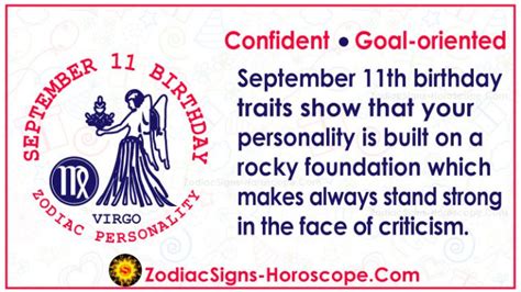 September 11 Zodiac Virgo Horoscope Birthday Personality And Lucky