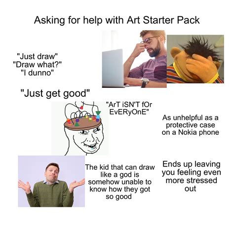 Asking For Help With Art Starter Pack Rstarterpacks