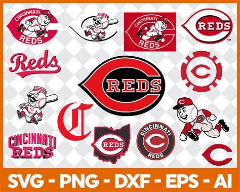 Cincinnati Reds Svg Mlb Logo Cincinnati Reds Svg Baseball Team Svg