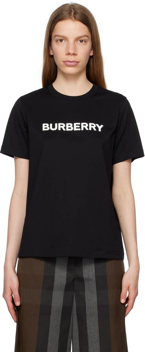 Burberry Black Bonded T Shirt Burberry