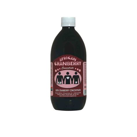 African Cranberry Concentrate 500ml Nuleaf Health Shop