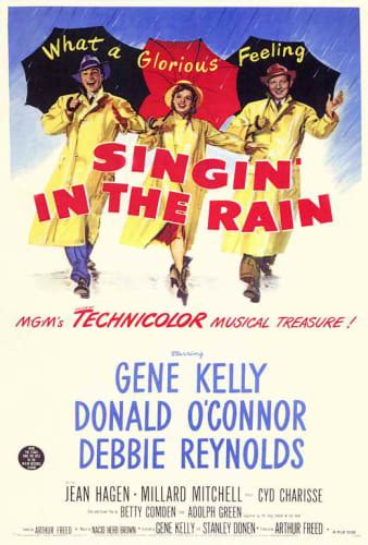 Singin In The Rain Movie Poster 27 X 40 Style B