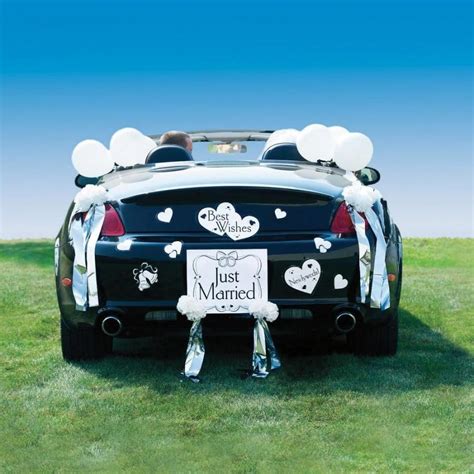 Voiture Just Married Wedding Car Decoration Kit 2175483 Weddbook