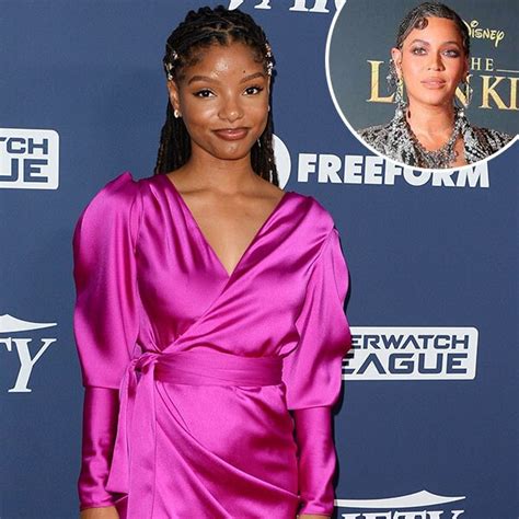How The Little Mermaids Halle Bailey Is Taking Cues From Her Mentor Beyoncé Beyonce Tours Ranked