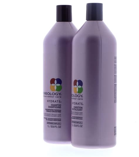 Pureology Hydrate Shampoo And Conditioner Liter Duo Set 338 Oz