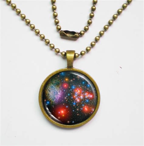 Star Image Necklace Star Clusters In Milky Way Galaxy Series On Luulla