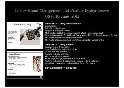 Luxury Brand Management Course
