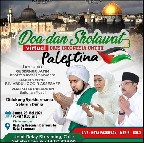 Doa Dan Sholawat Virtual Indonesia Untuk Palestina Dpmptsp
