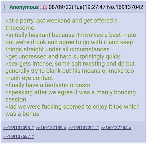 anon gets offered a threesome r greentext greentext stories know your meme
