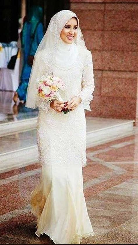 40 Model Gaun Pengantin Muslim Sederhana Ragam Muslim