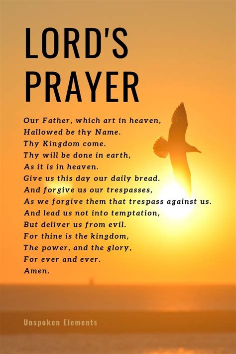 Daily Prayers From The Bible The Lords Prayer Matthew 69 13 And Luke 11