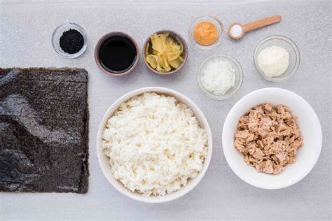 Japanese Sushi Roll Makizushi With Canned Tuna