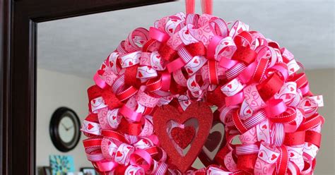 Ladditude Valentines Ribbon Wreath