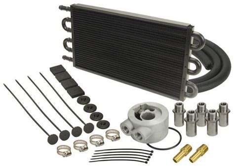 Derale 15503 Series 7000 Aluminumcopper Gm V8 Engine Oil Cooler Kit 6