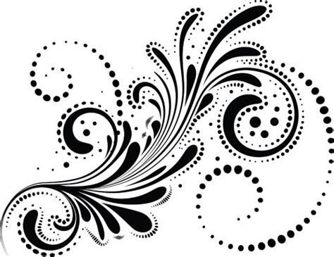 Swirls Decor Design Vector Set 05 Vector Frames Borders Free Art