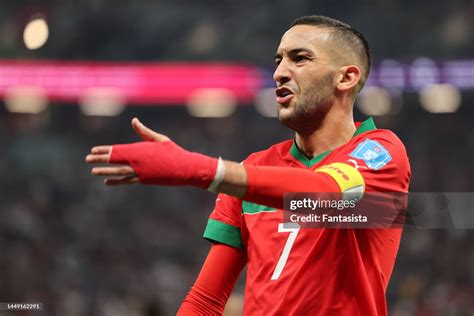 Hakim Ziyech Of Morocco Reacts During The Fifa World Cup Qatar 2022 News Photo Getty Images