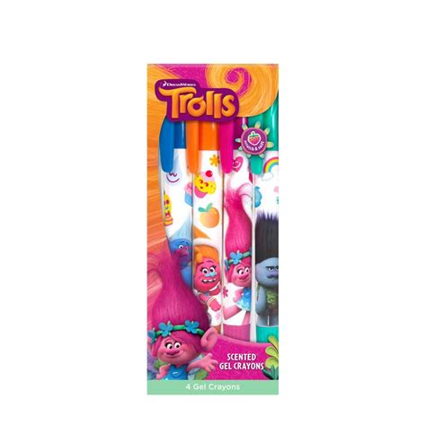 DreamWorks Trolls: Gel Crayons 4-Pack | Trolls birthday, Trolls ...