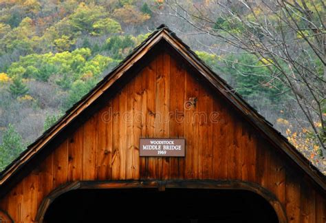 Covered Bridge And Fall Foliage Picture Image 1816012