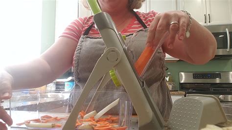 The Rapid Prep Mandoline By Pampered Chef Youtube