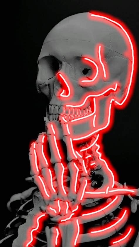 Download Neon Skeleton Wallpaper By Nerdyisemo 6d Free On Zedge™ Now B Fondos De