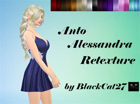 Antos Alessandra Hair Retexture The Sims 4 Catalog