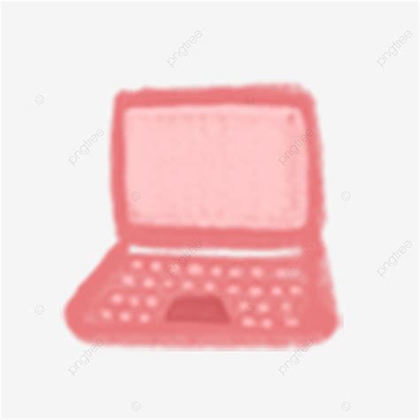 Pink Laptop Ui Icon Pink Computer Notebook Png Transparent Clipart