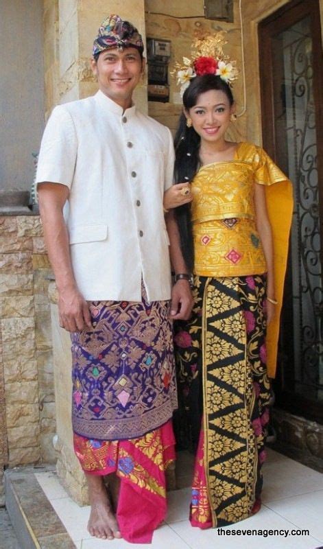 Traditional Balinese Clothes Indonesia Model Pakaian Pakaian