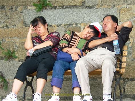 Sleeping Chinese People Amusing Planet