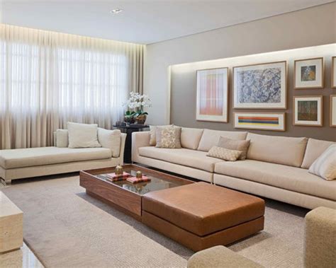 Frame out the wall with decorative trim to define the space. Decorating Long Walls | Houzz