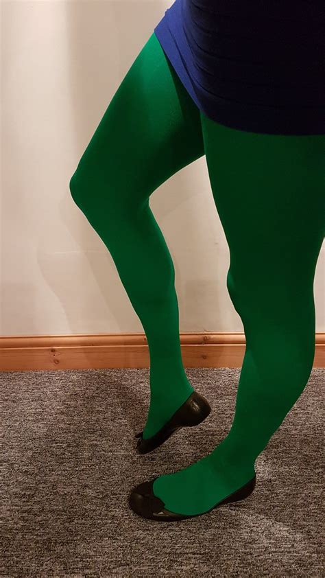 Colored Tights Outfit Green Tights Dame Ballerina Shoes Rainbow