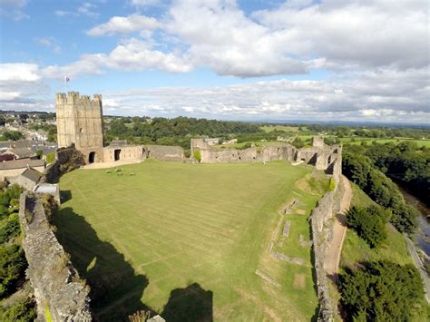 Richmond Castle North Yorkshire England Drone Photography