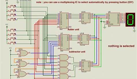 Simple Digital Logic Circuit Diagram
