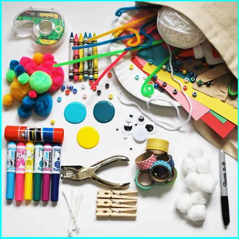 The Best Craft Supplies For Kids • In The Bag Kids Crafts