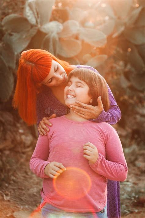 Red Haired Mom And Her Daughter Stock Photo Image Of Daughter Lifestyle