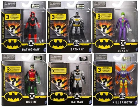 Spin Master Dc Comics Batman 4 Action Figures Collection 6055946