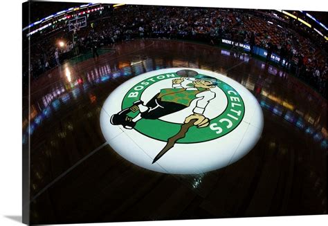 White boston celtics logo, hd png download. The Boston Celtics logo is displayed at center court Wall ...