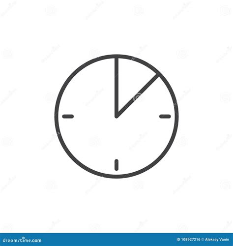 10 minute time line icon stock vector. Illustration of single - 108927216