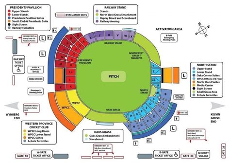 Newlands Cricket Stadium Seating Layout