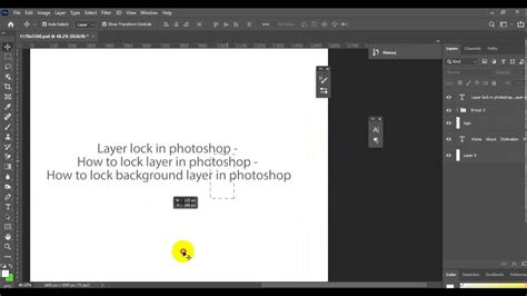 Layer Lock In Photoshop How To Lock Layer Photoshop How To Lock