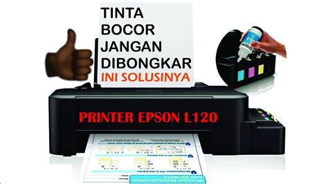 Cara Mengatasi Tinta Printer Bocor